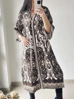 VIAMAJA Kjole Marrone New