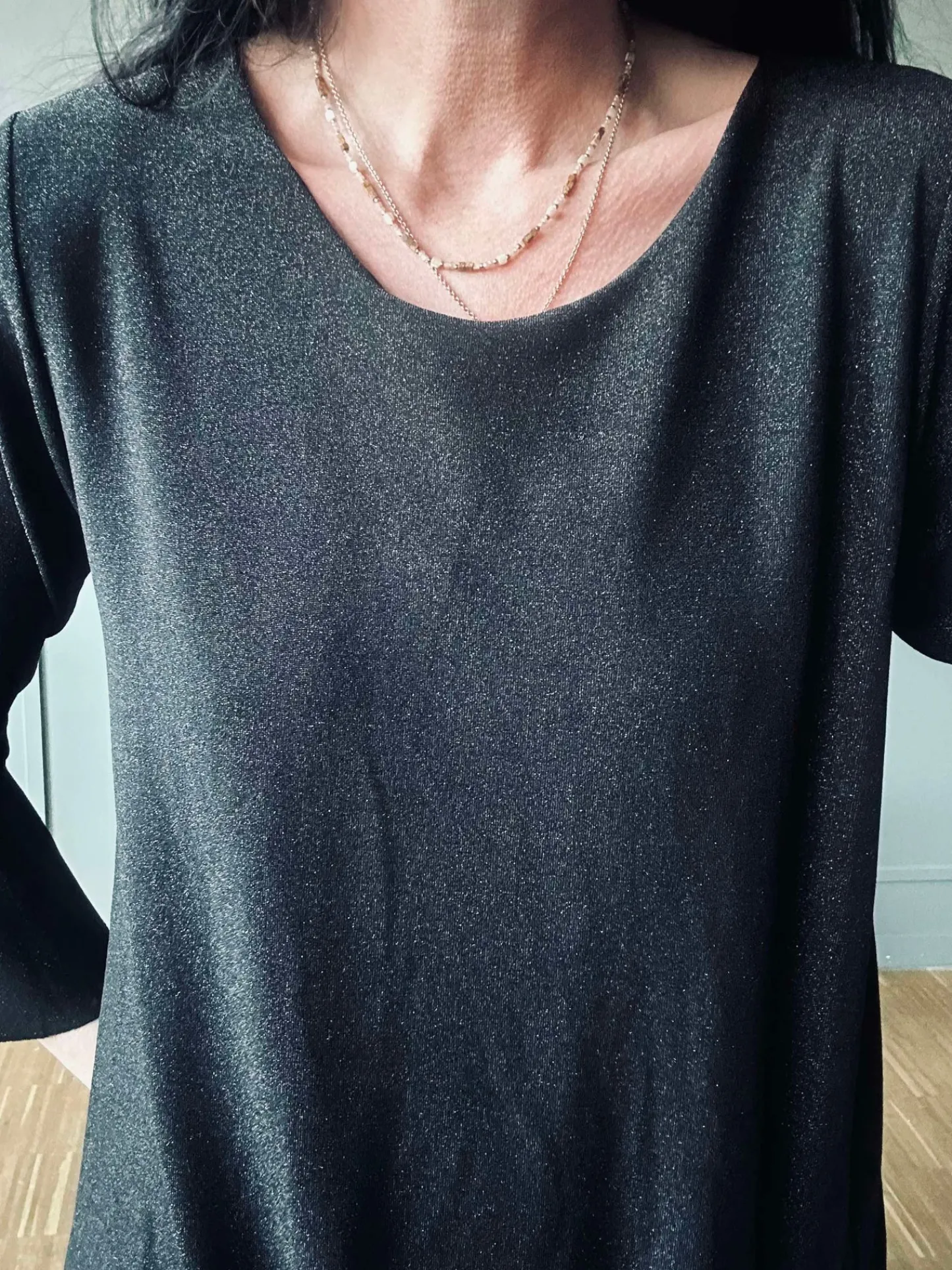 VIAMAJA Kjole Sparkle Black Hot