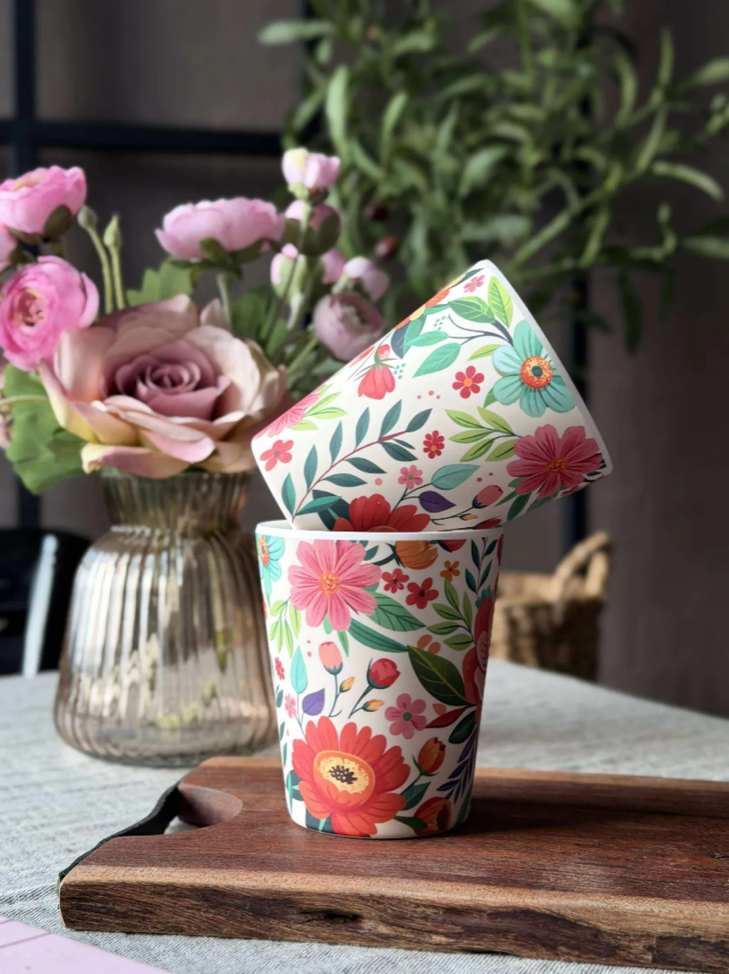 VIAMAJA Kop Flower Melamin New