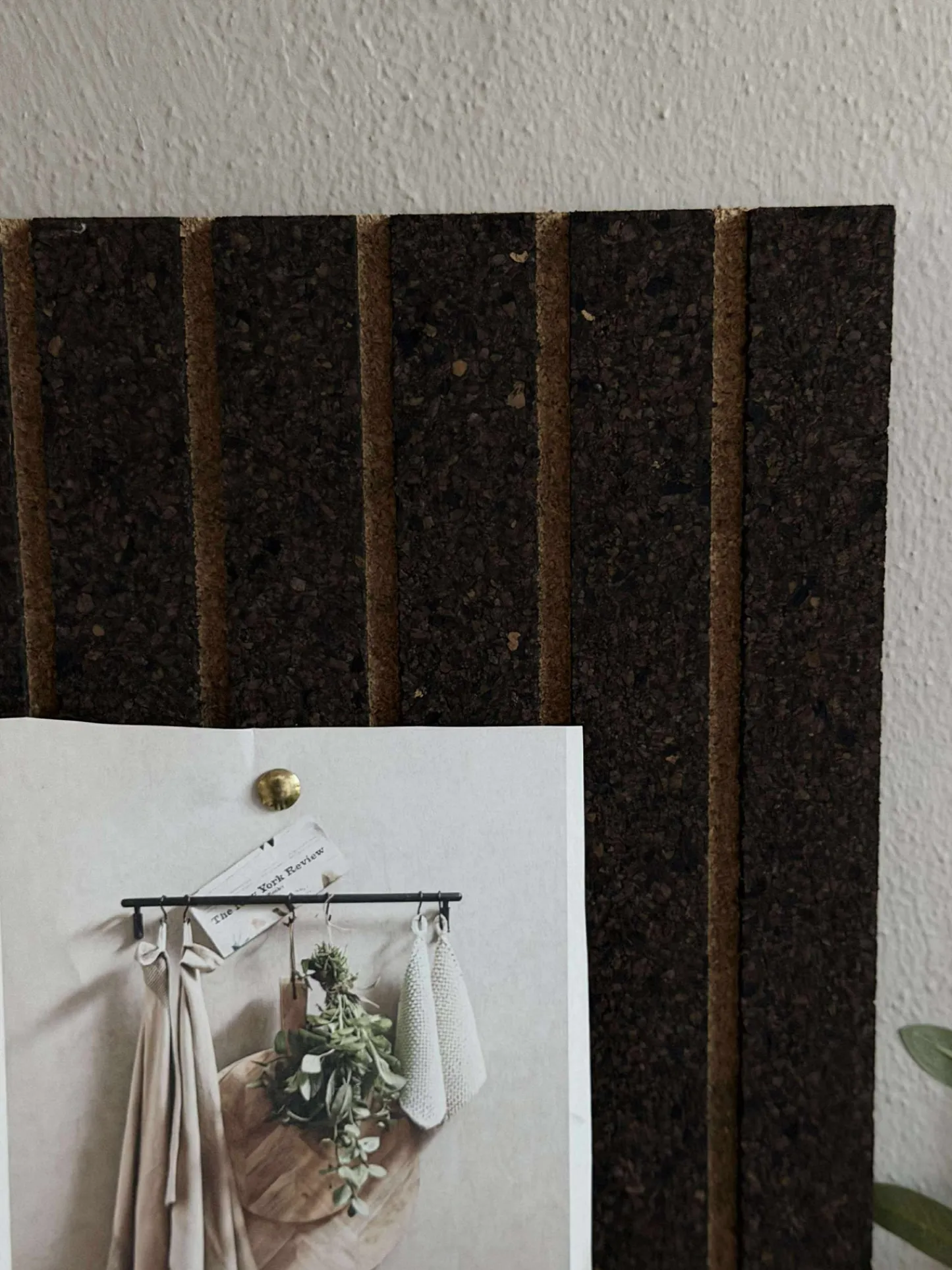 VIAMAJA Korkplade med panel effekt NEW Dark - Støjdæmpende