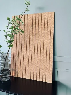 VIAMAJA Korkplade Natur m. Panel effekt – Støjdæmpende Best