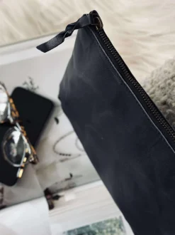 VIAMAJA Kosmetikpung / Clutch - Black leather New