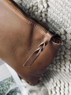 VIAMAJA Kosmetikpung / Clutch - Cognac leather Outlet