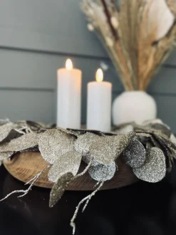 VIAMAJA Krans med glimmer - Lys Outlet