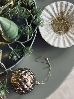 VIAMAJA Krog til opsætning af julepynt - Guld New