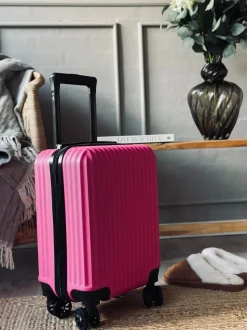 VIAMAJA Kuffert Trolley - Magenta pink Clearance