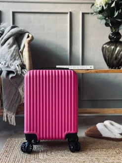 VIAMAJA Kuffert Trolley - Magenta pink Clearance