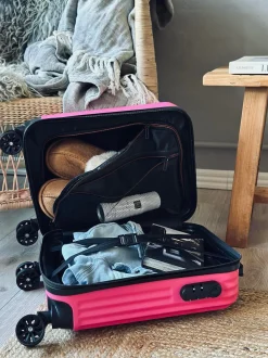 VIAMAJA Kuffert Trolley - Magenta pink Clearance