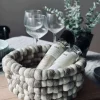VIAMAJA Kurv i uld - Natur Clearance