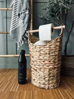 VIAMAJA Kurv m. toiletpapirholder – Lys Natur Best