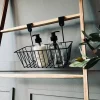 VIAMAJA Kurv til ophæng - Sort metal Discount