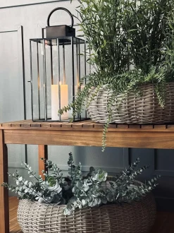 VIAMAJA Kurvesæt Rattan - Natur 2 stk. Discount