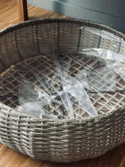 VIAMAJA Kurvesæt Rattan - Natur 2 stk. Discount