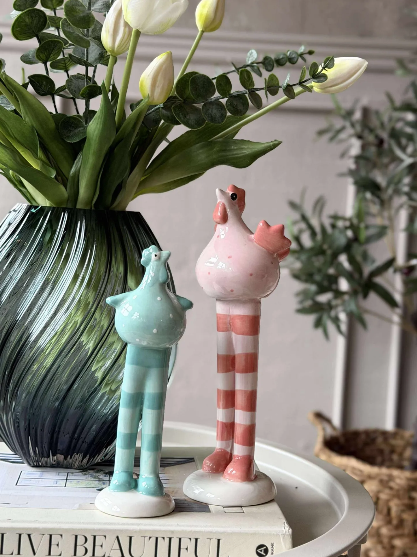 VIAMAJA Kylling med lange ben - Pink Online