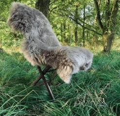 VIAMAJA Lammeskind fra New Zealand – Mocca 85x55cm Clearance