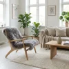 VIAMAJA Lammeskind i flot mocca farve Discount