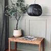 VIAMAJA Lampe bambus - Sort dia 33 Best