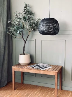 VIAMAJA Lampe bambus - Sort dia 33 Best