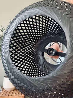 VIAMAJA Lampe bambus - Sort dia 33 Best