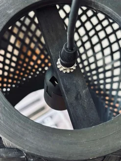 VIAMAJA Lampe bambus - Sort dia 33 Best
