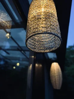 VIAMAJA Lampe cylinder med solceller - SUMMER GOLD Discount