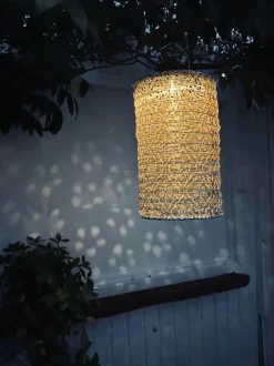 VIAMAJA Lampe cylinder med solceller - SUMMER GOLD Discount