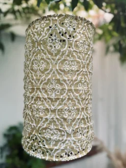 VIAMAJA Lampe cylinder med solceller - SUMMER GOLD Discount