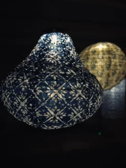 VIAMAJA Lampe med solceller Pear – SUMMER BLUE Clearance