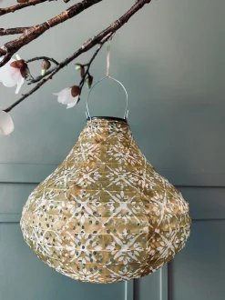 VIAMAJA Lampe med solceller Pear - SUMMER GOLD New