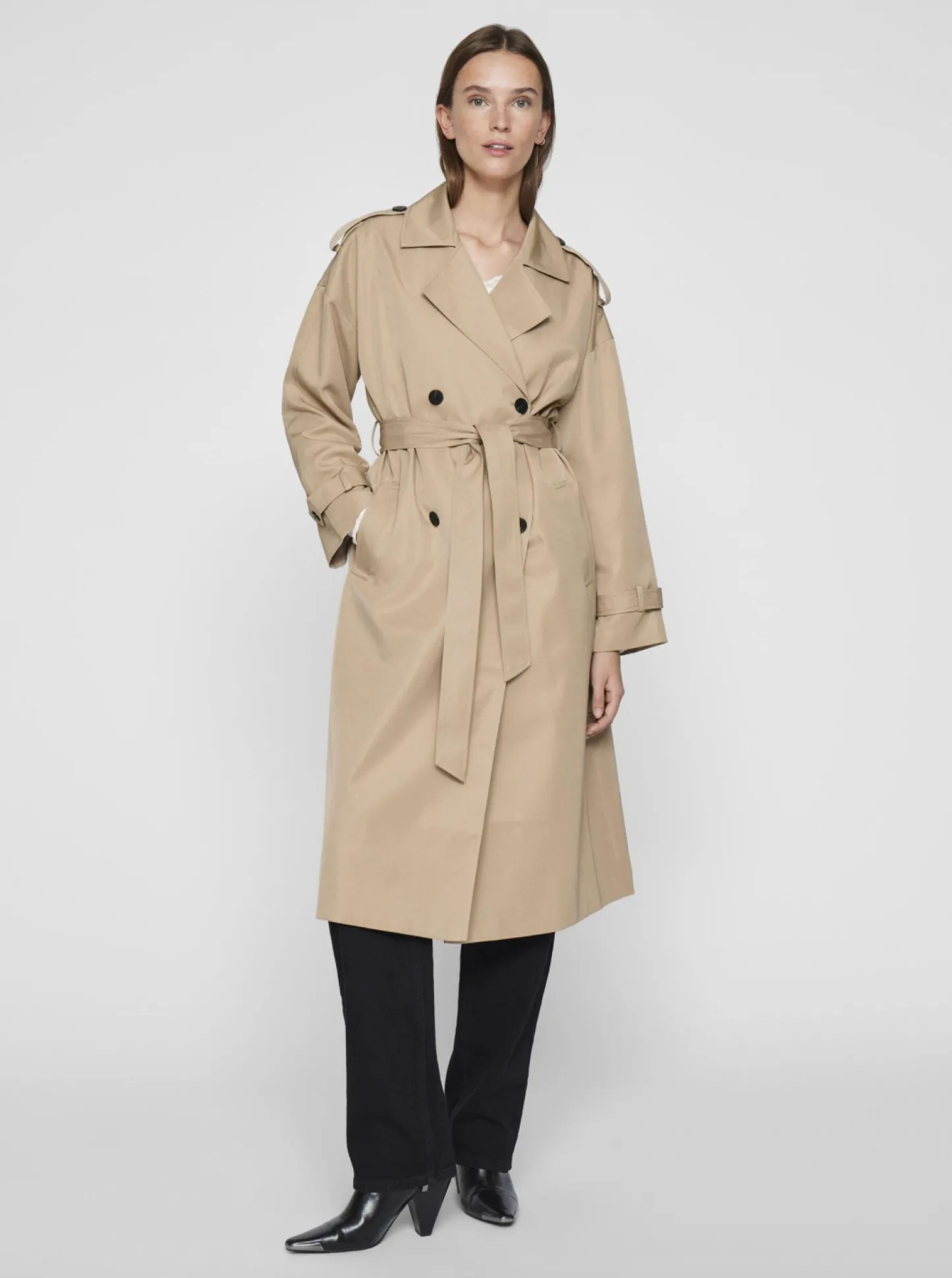 VIAMAJA Lang trenchcoat - Savannah Tan Hot