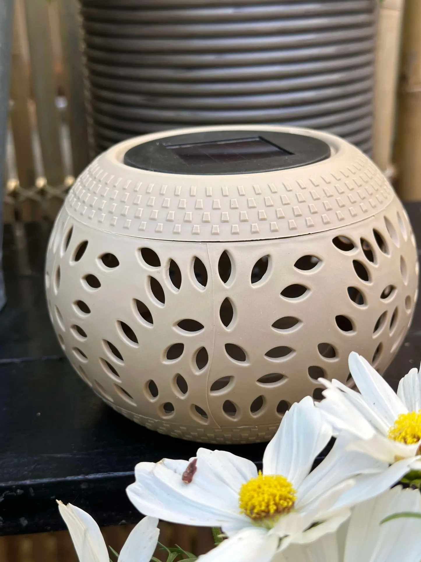 VIAMAJA Lanterne FIONA Solar - Beige New