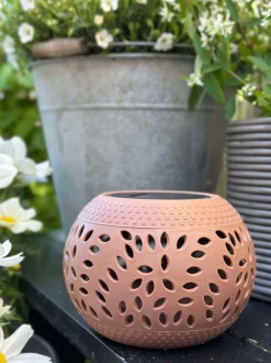 VIAMAJA Lanterne FIONA Solar - Old rose New