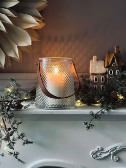 VIAMAJA Lanterne i glas - Klar Discount