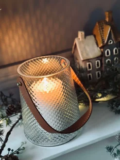 VIAMAJA Lanterne i glas - Klar Discount