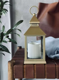 VIAMAJA Lanterne m. Timer - Gold Discount