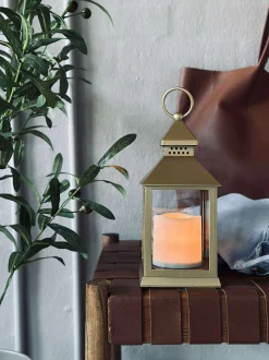 VIAMAJA Lanterne m. Timer - Gold Discount