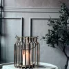 VIAMAJA Lanterne med glas - Gold 21cm Best