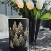 VIAMAJA Lanterne med led lys - Black / gold Hot
