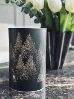 VIAMAJA Lanterne med led lys - Black / gold Hot
