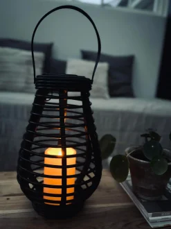 VIAMAJA Lanterne med solceller - BLACK VIXA Discount