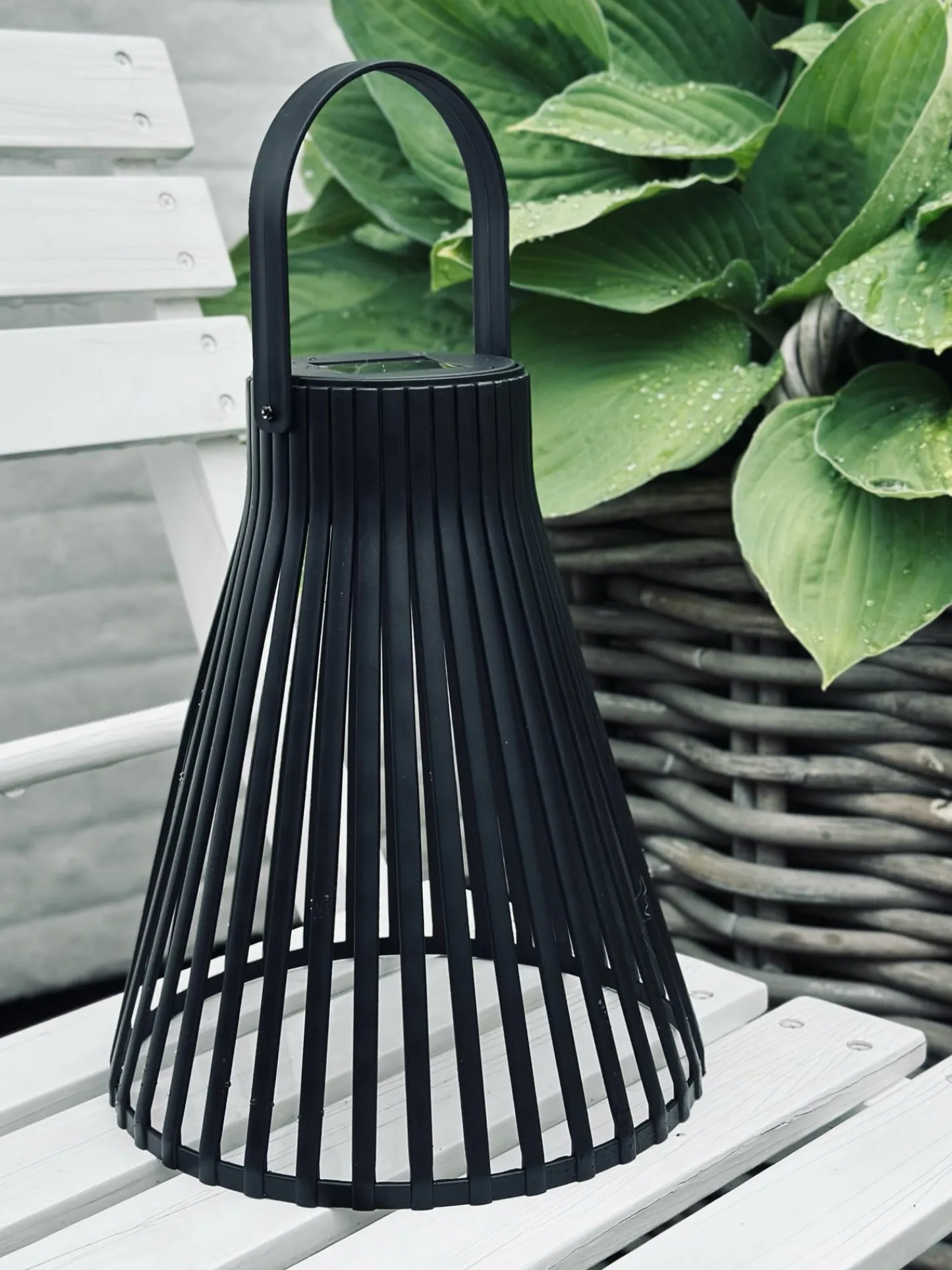 VIAMAJA Lanterne med solceller - GARDEN BLACK 24cm Sale