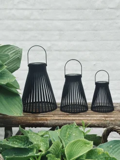 VIAMAJA Lanterne med solceller - GARDEN BLACK 24cm Sale