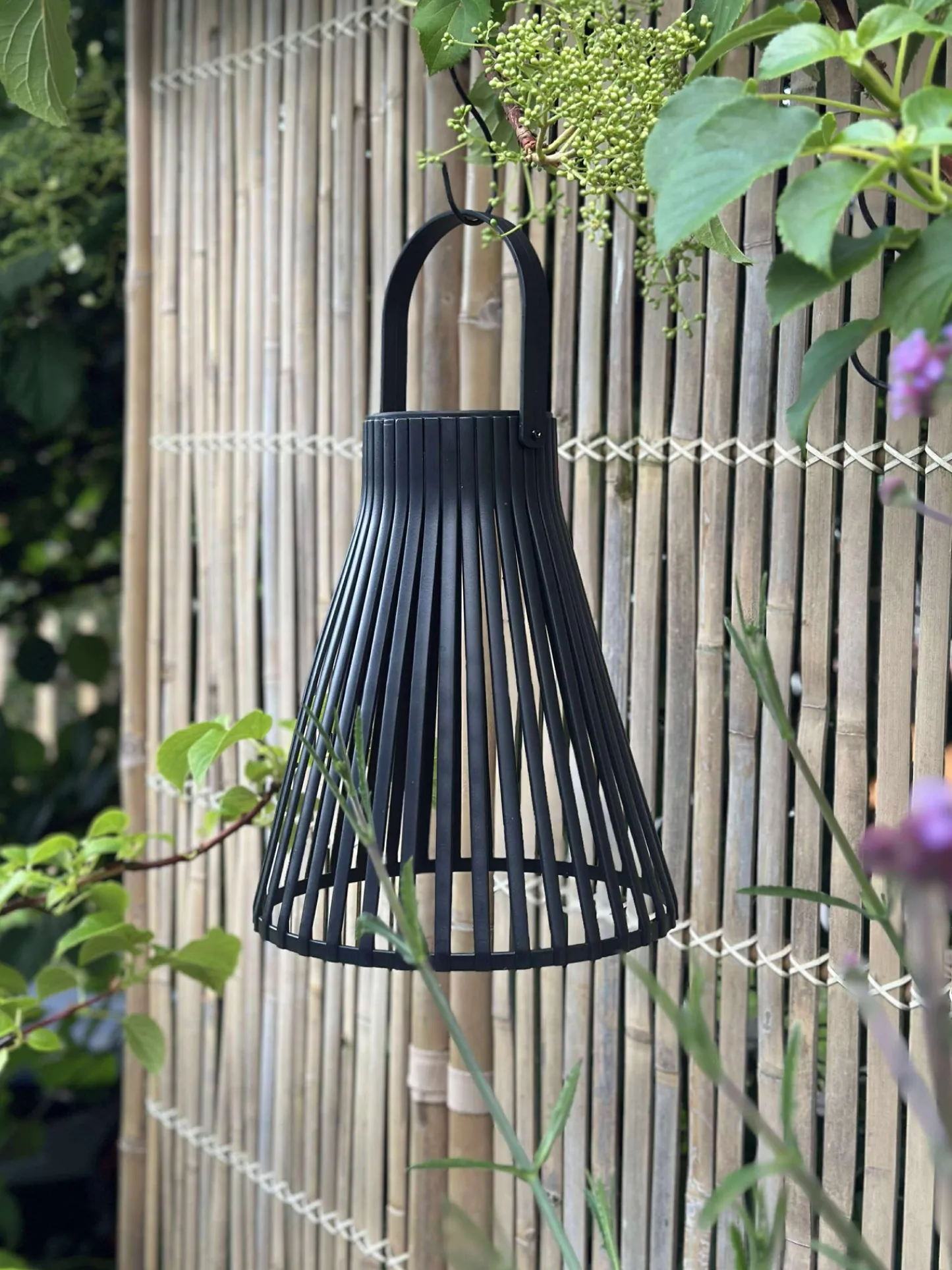 VIAMAJA Lanterne med solceller - GARDEN BLACK 24cm Sale