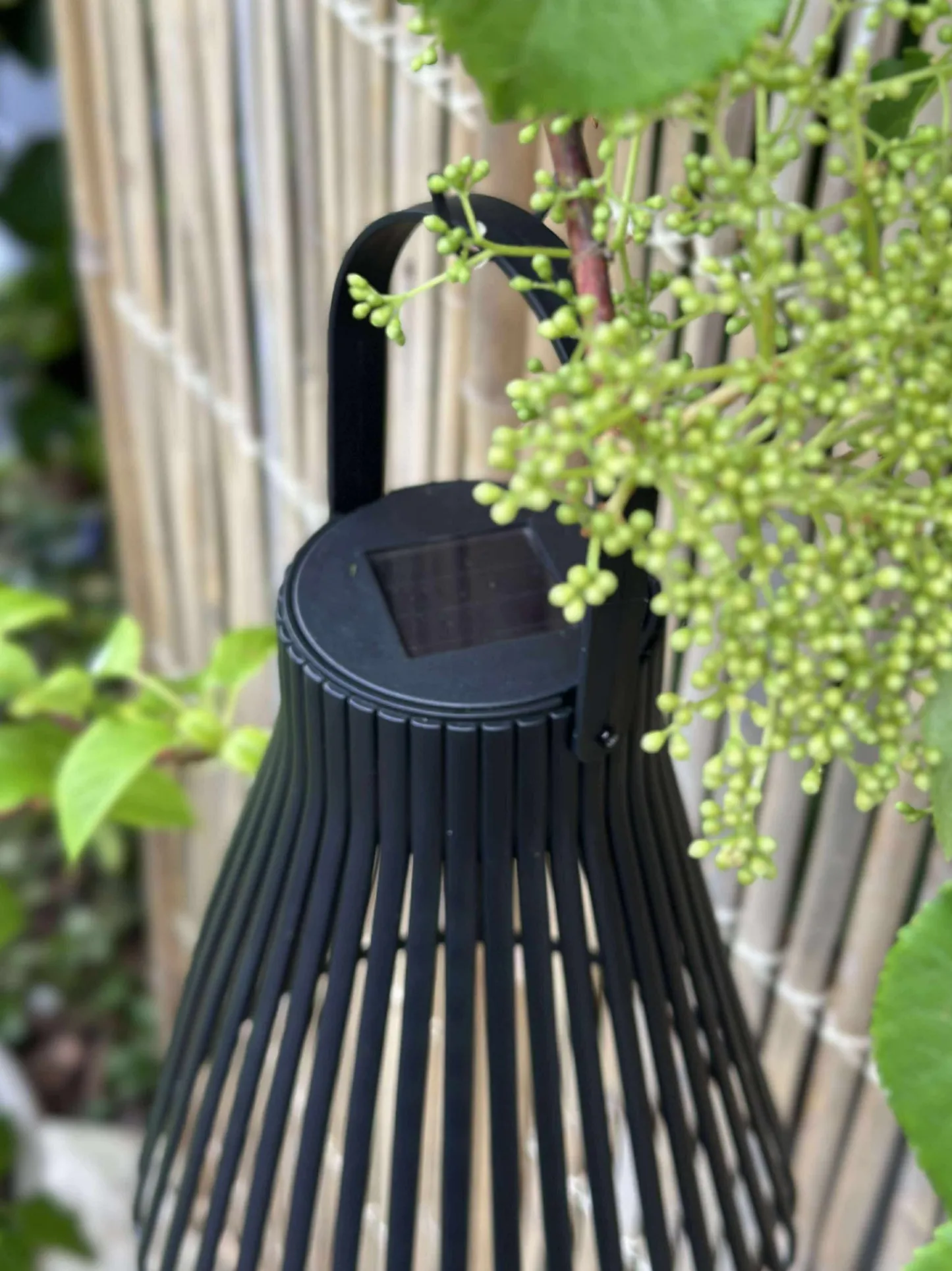 VIAMAJA Lanterne med solceller - GARDEN BLACK 24cm Sale