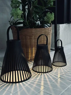 VIAMAJA Lanterne med solceller - GARDEN BLACK 14cm New