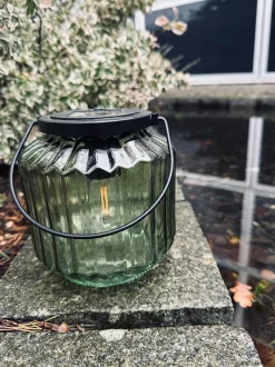 VIAMAJA Lanterne med solceller – Wilma Grøn Outlet