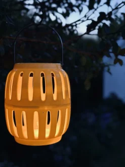 VIAMAJA Lanterne med solceller – Yellow summer Best