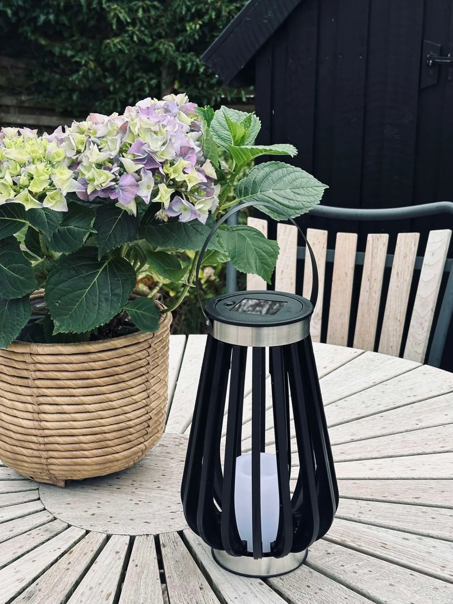 VIAMAJA Lanterne Solar black - Small Best