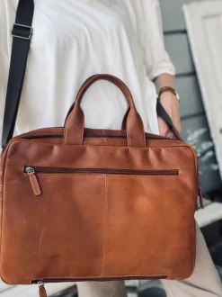 VIAMAJA Laptop adventur - chesterfield cognac Clearance