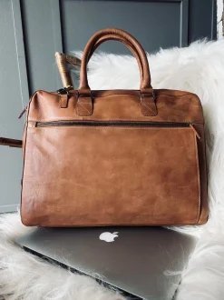 VIAMAJA Laptop Cognac London Discount